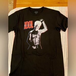 Billy Idol Concert T-Shirt, New & Unworn- Unisex Size M, 100% Cotton.